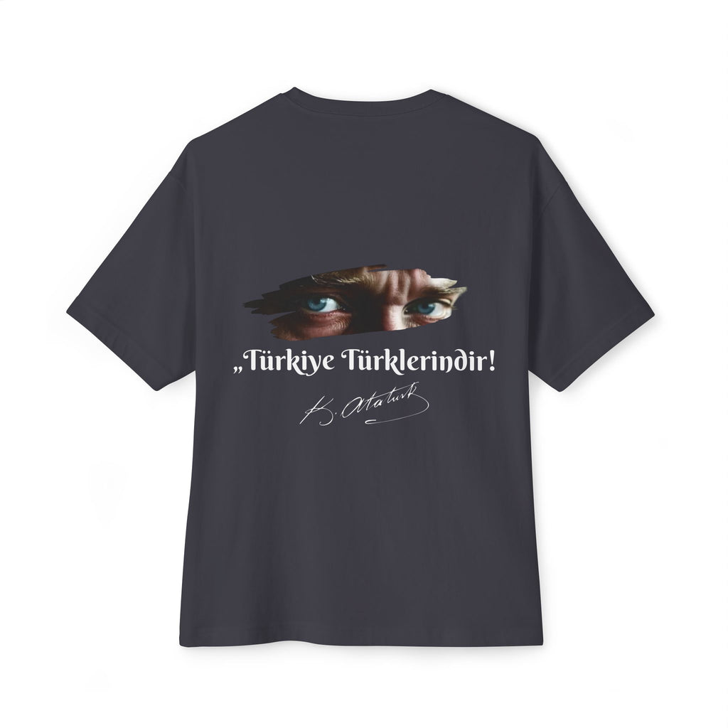 „Türkiye Türklerindir!“ - Back - Oversized Boxy T-Shirt