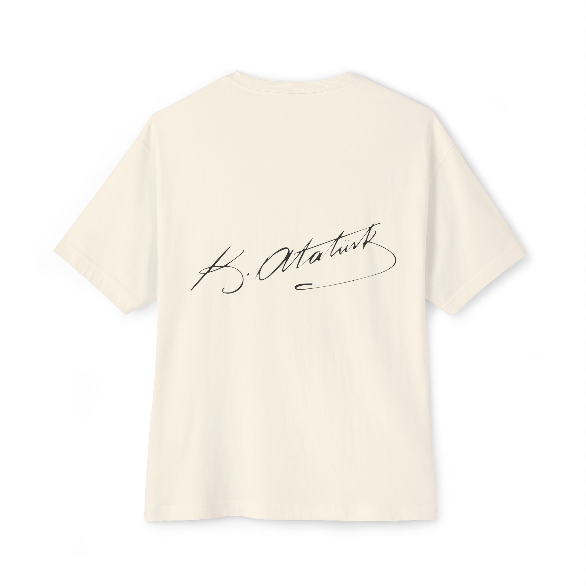 Atatürk Signature Tee -  Oversized Boxy T-Shirt