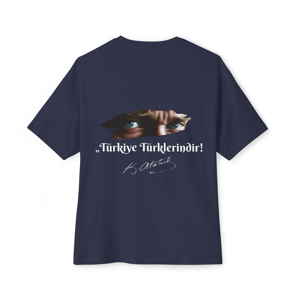 „Türkiye Türklerindir!“ - Back - Oversized Boxy T-Shirt
