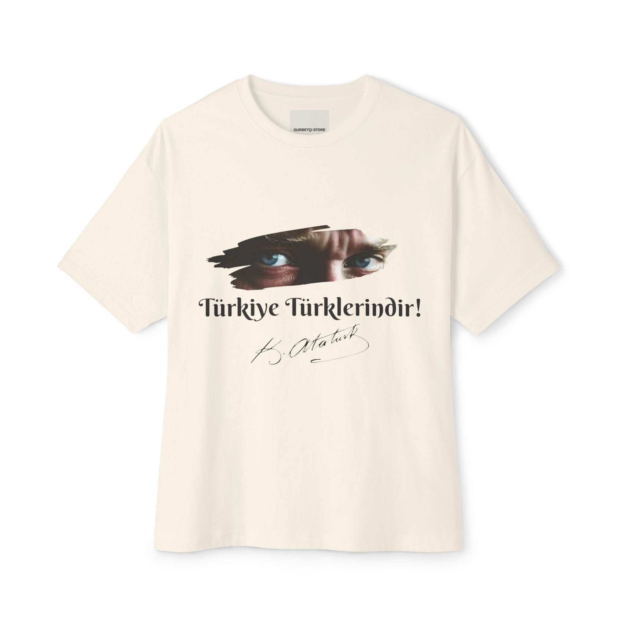 „Türkiye Türklerindir!“ - Front - Oversized Boxy T-Shirt