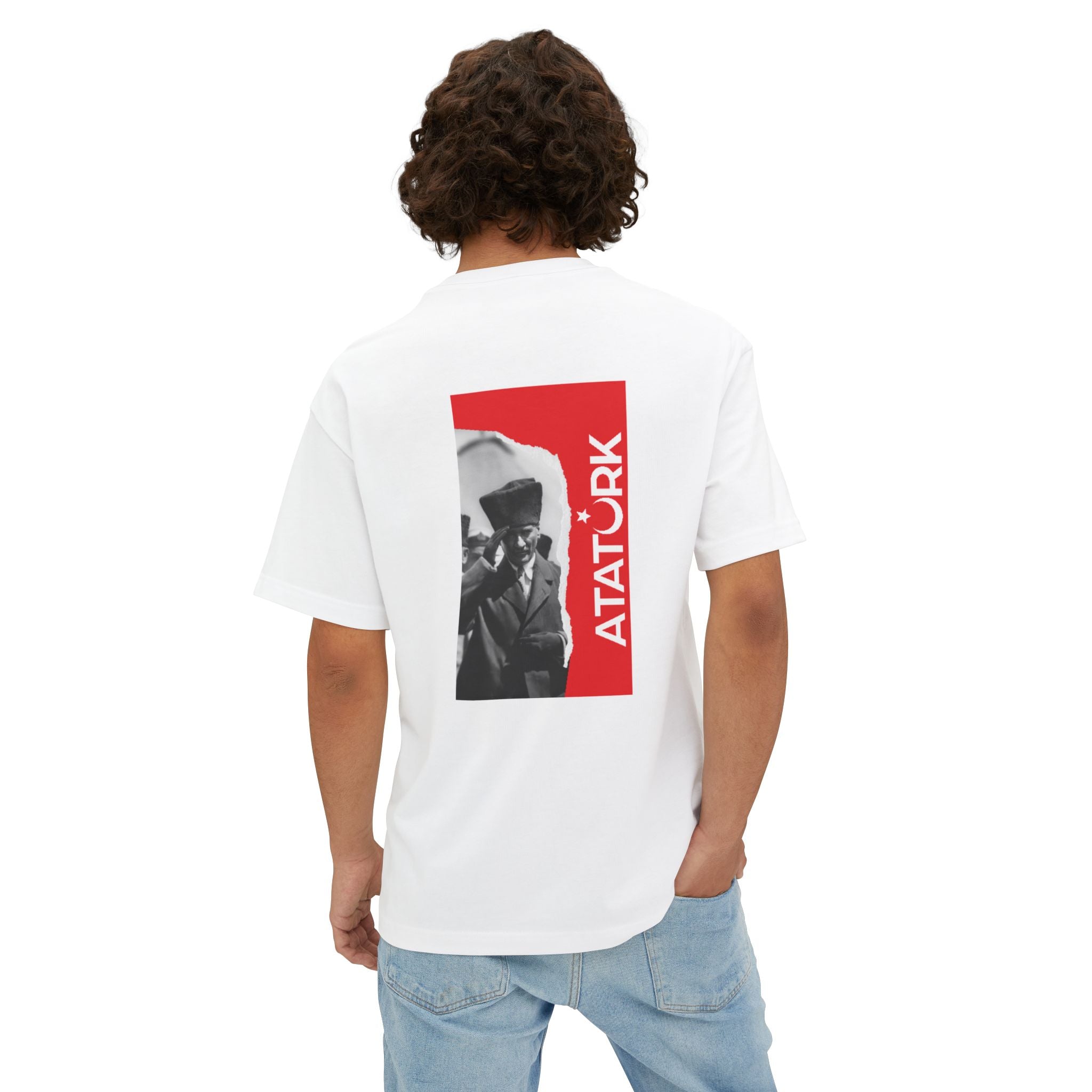 Ataturk Graphic Tee -  Oversized Boxy T-Shirt