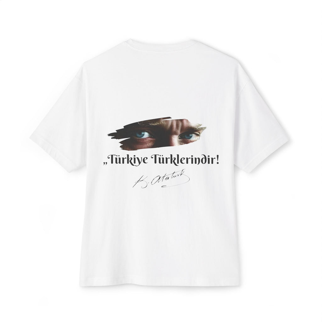 „Türkiye Türklerindir!“ - Back - Oversized Boxy T-Shirt