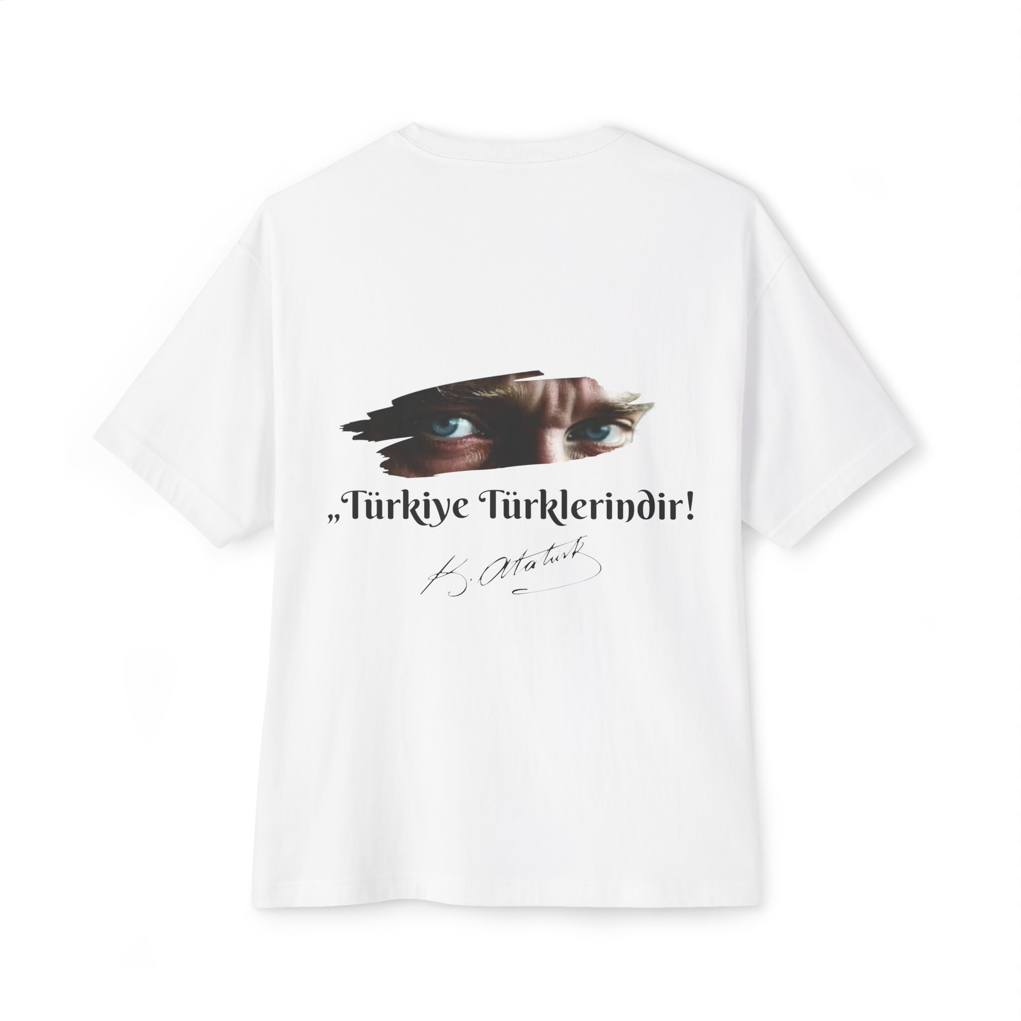 „Türkiye Türklerindir!“ - Back - Oversized Boxy T-Shirt