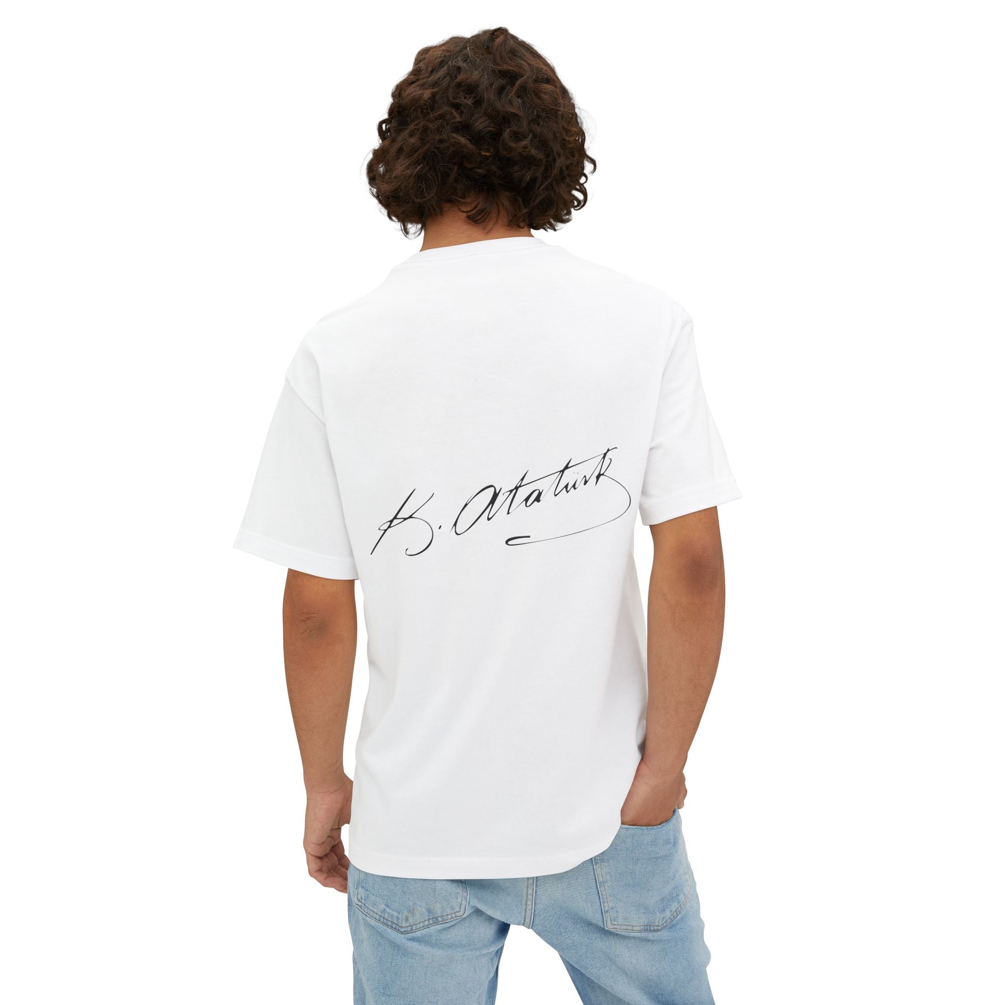 Atatürk Signature Tee -  Oversized Boxy T-Shirt