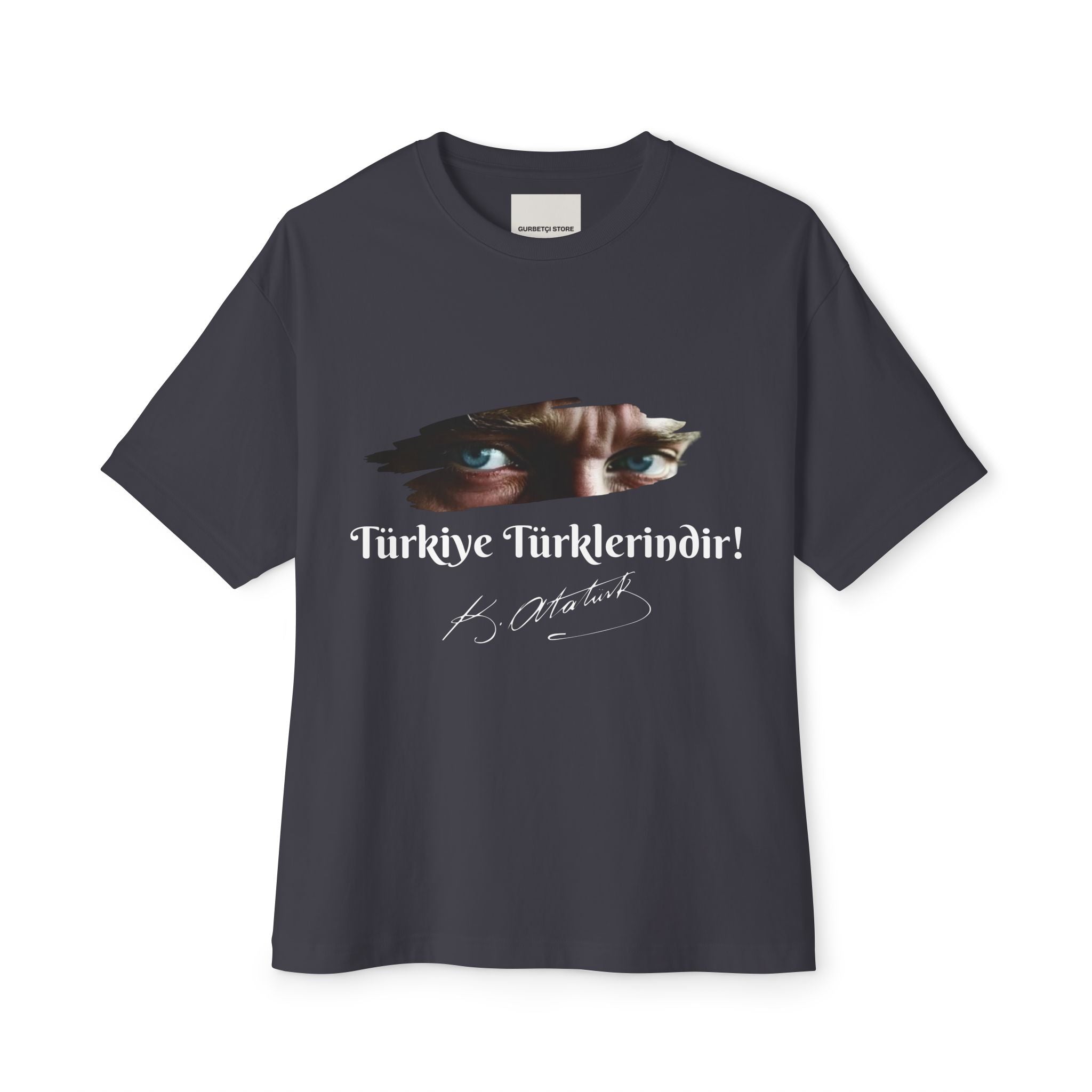 „Türkiye Türklerindir!“ - Front - Oversized Boxy T-Shirt