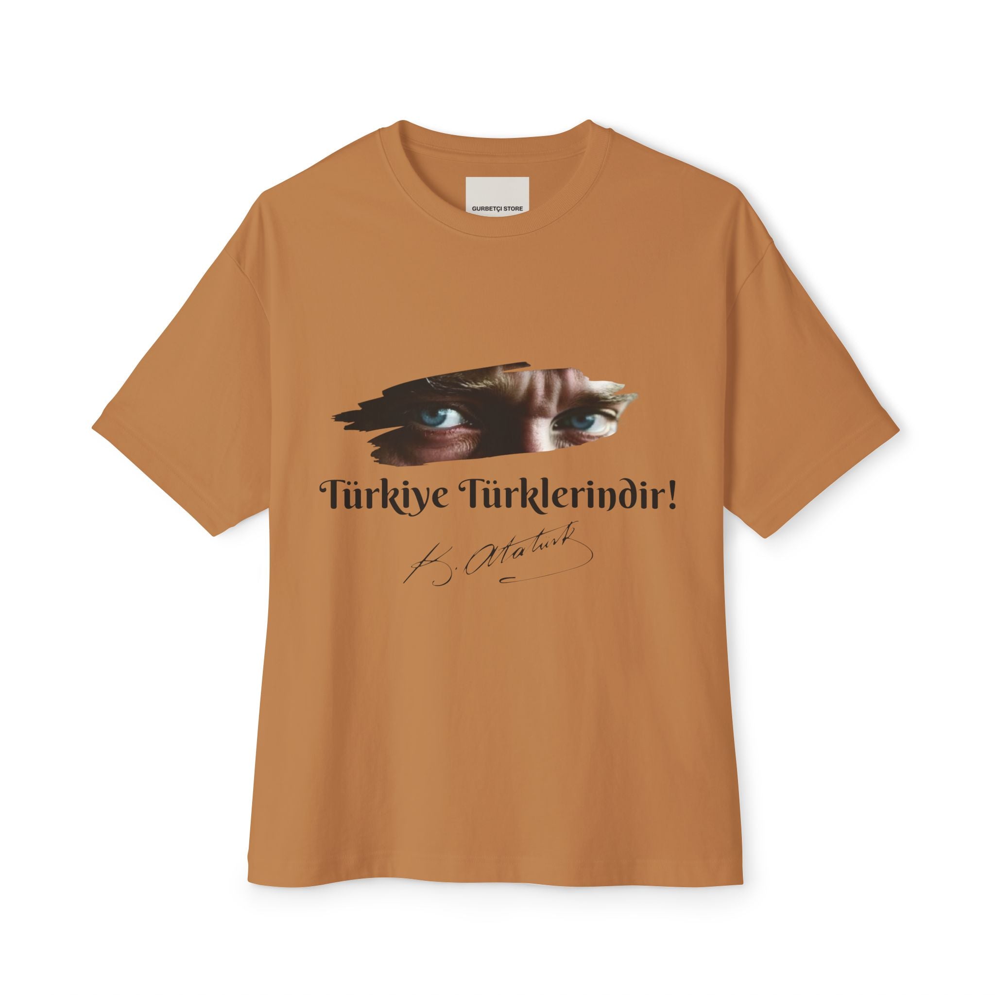 „Türkiye Türklerindir!“ - Front - Oversized Boxy T-Shirt