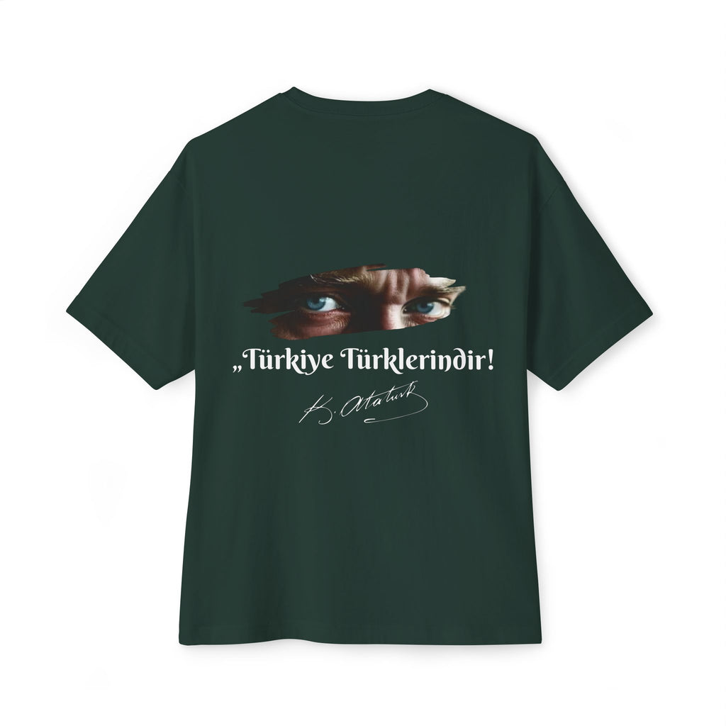 „Türkiye Türklerindir!“ - Back - Oversized Boxy T-Shirt