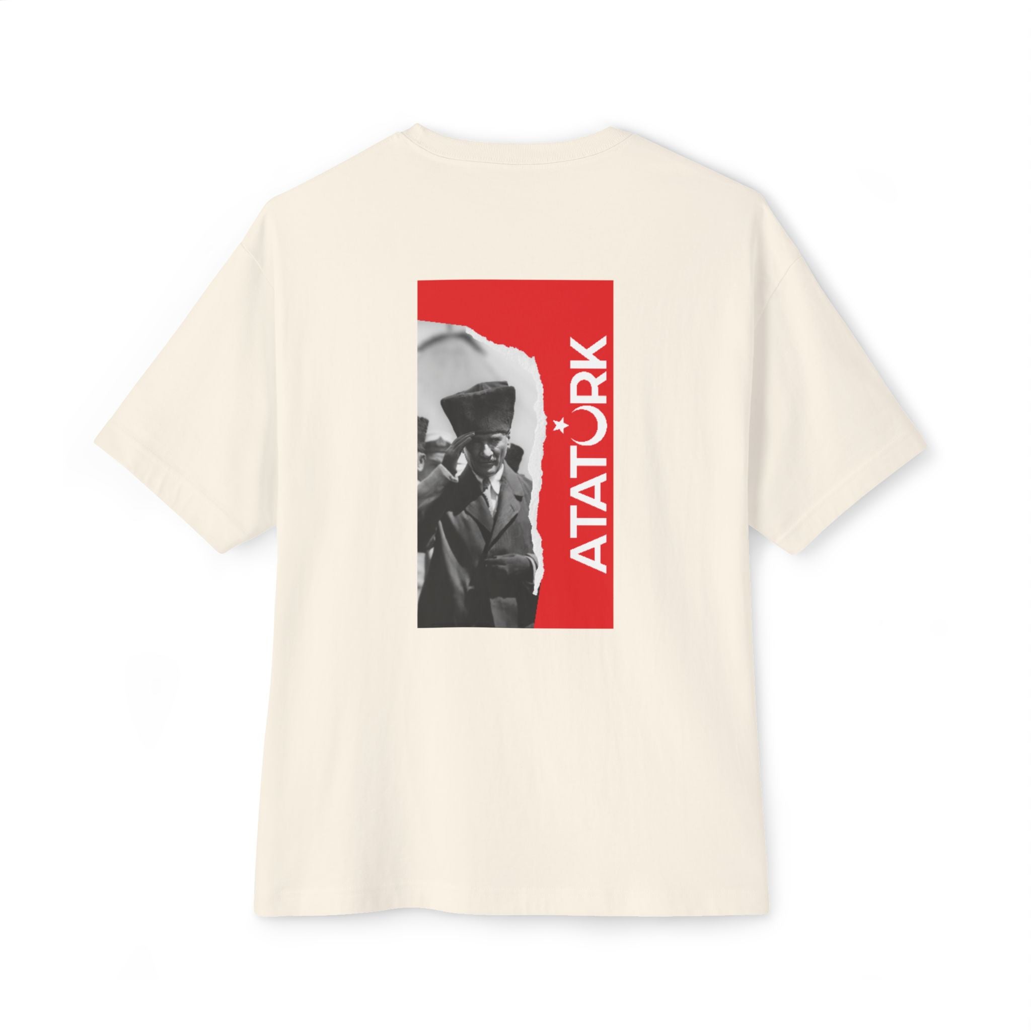 Ataturk Graphic Tee -  Oversized Boxy T-Shirt