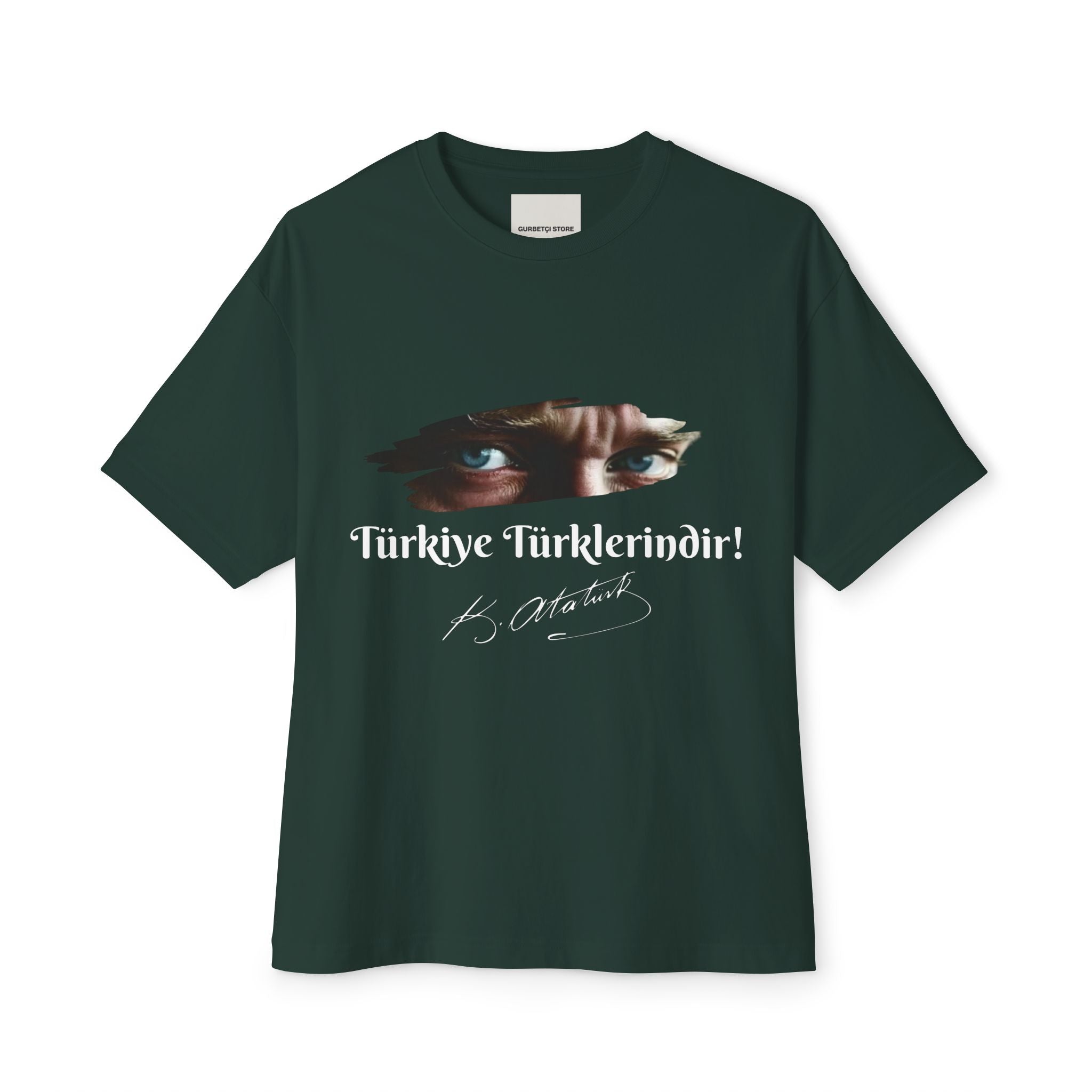 „Türkiye Türklerindir!“ - Front - Oversized Boxy T-Shirt